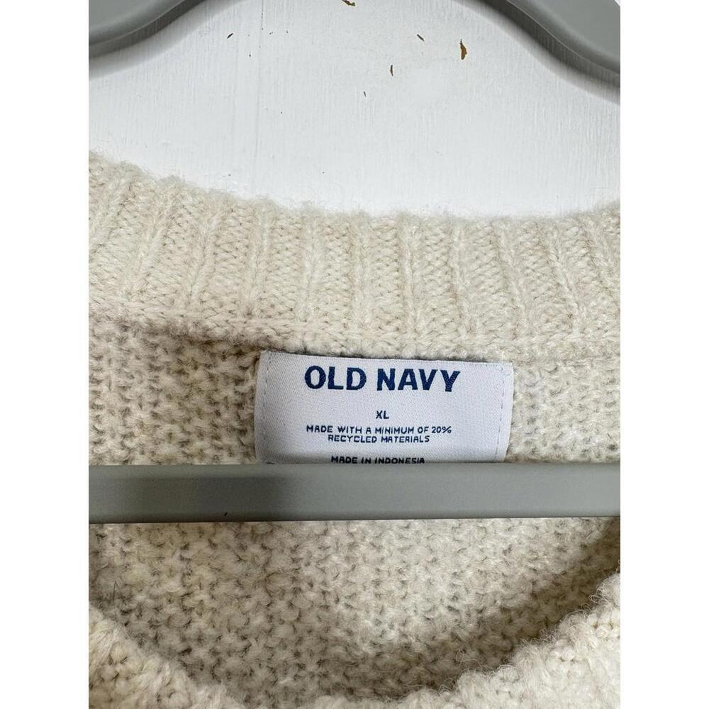 Old Navy Sweater Womens Extra Large Cableknit Cardigan Cottagecore Farmhouse - Picture 4 of 10